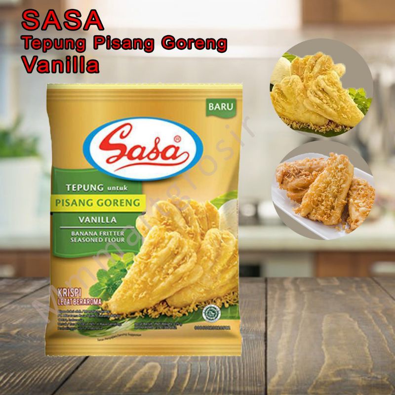 

Tepung bumbu sasa pisang goreng rasa vanila (210gr )