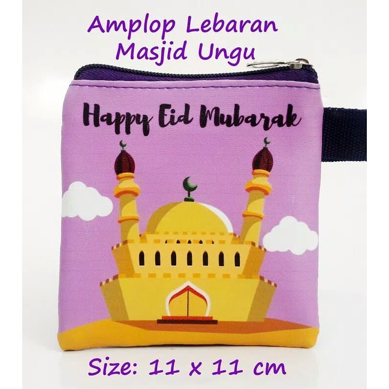 

M4 Dompet THR Lebaran Amplop THR Lebaran Mesjid Ungu