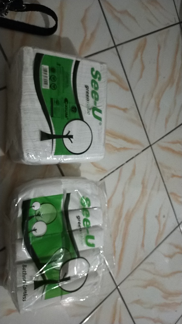 Tissue Bathroom Roll Coreless See U (1pak Isi 10)