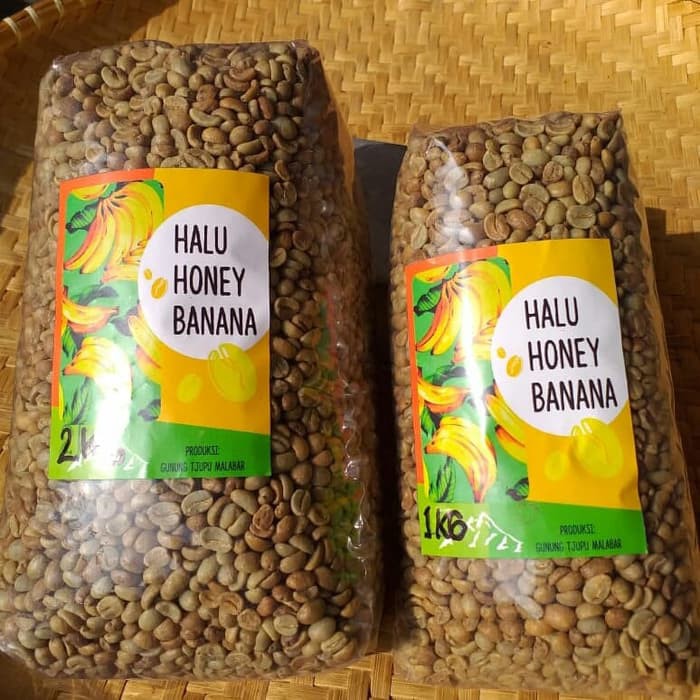 Halu Honey Banana Green Bean - 2kg