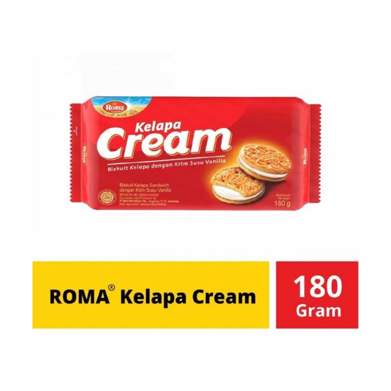 

Roma Biskuit Kelapa Cream 189 Gram