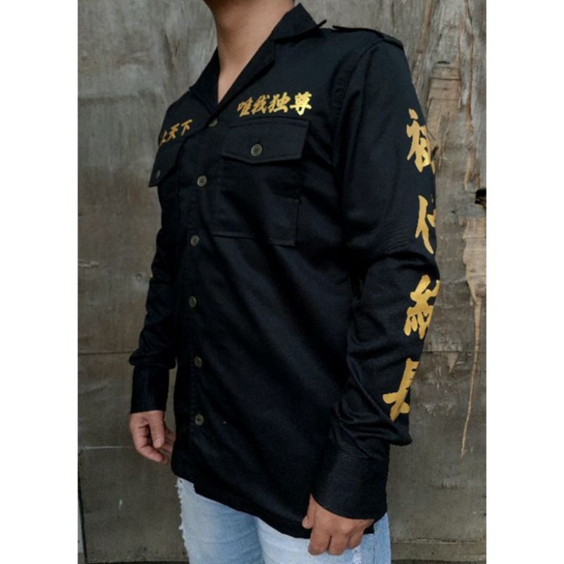 Kemeja/Jaket/Blazer Anak dan Dewasa Mikey Anime Tokyo Revengers Tokyo Manji Gang