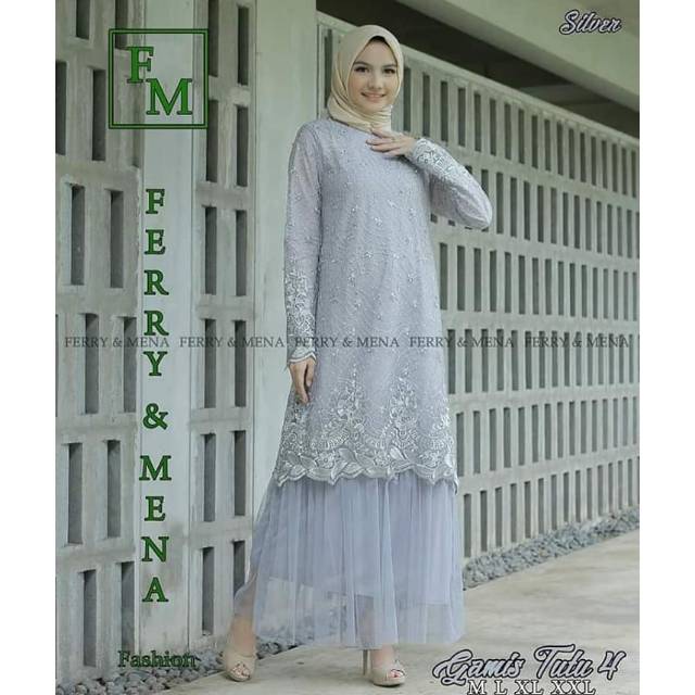 Model Megan Gaun Pesta Tutu Mewah Adibah Series Original Ferry & Mena Kebaya by FM