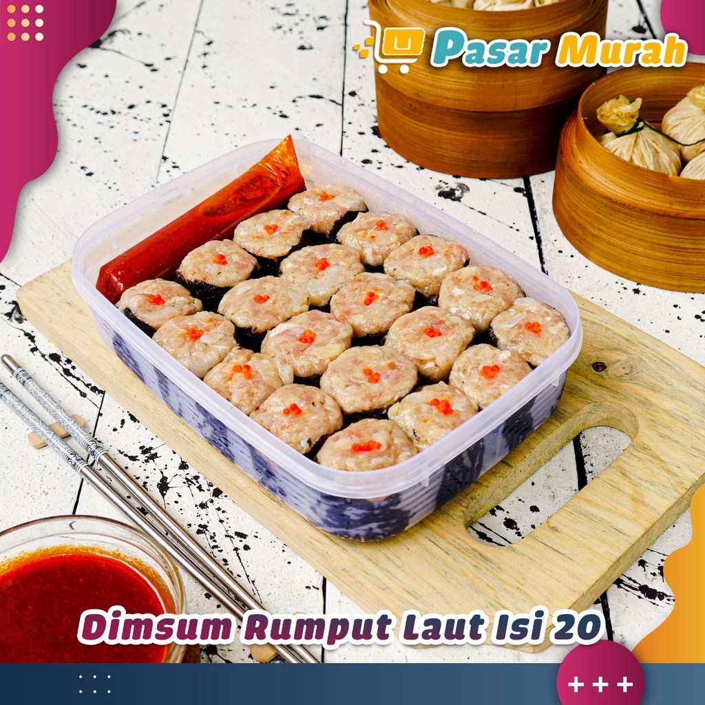 

DIMSUM FROZEN RUMPUT LAUT (PREMIUM) ISI 20/BOX - DISTRIBUTOR DIMSUM MEDAN