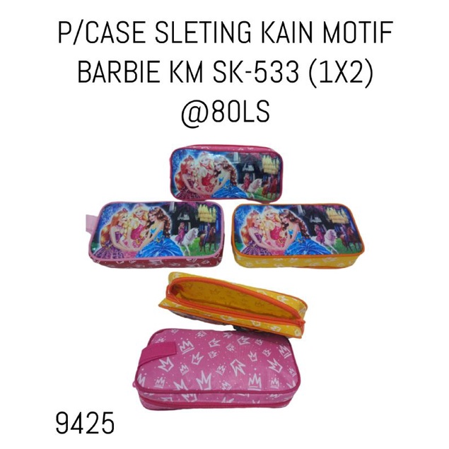 P/CASE SLETING KAIN MOTIF BARBIE KM SK-533