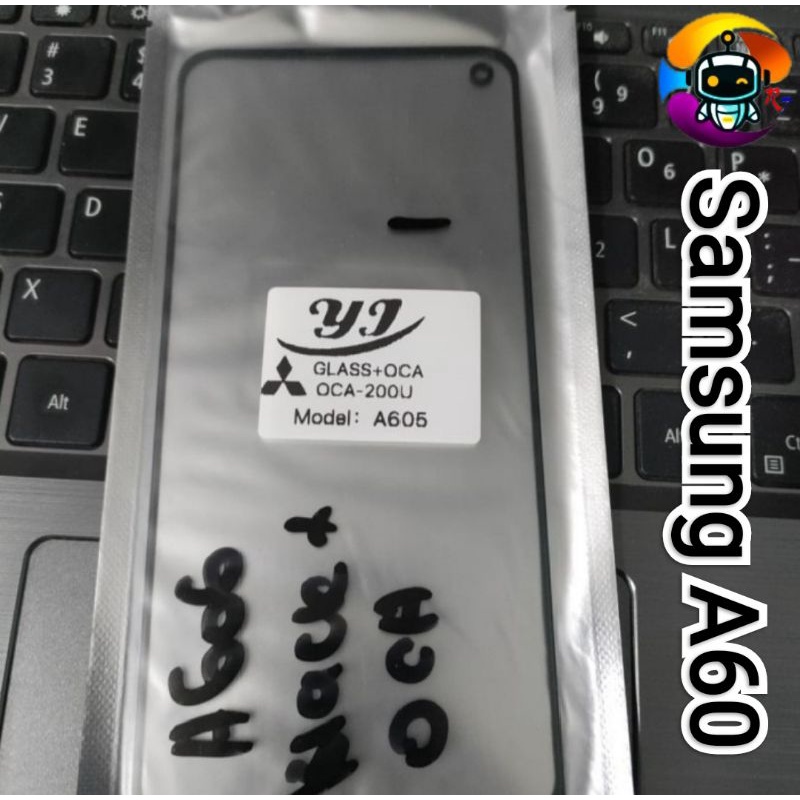 Glass Kaca Lcd + Lem Oca Samsung A60 A606