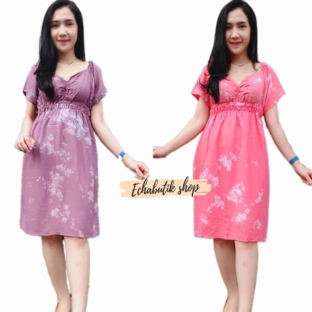 Daster Fuji/Home Dres Bahan Crincle Airflow dan Linen Jumbo