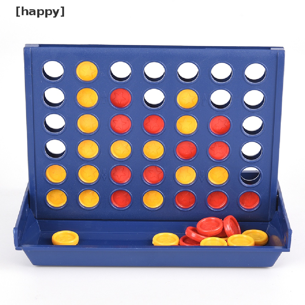 Ha 1pc Mainan Board Game Connect 4 In A Line Untuk Edukasi Anak