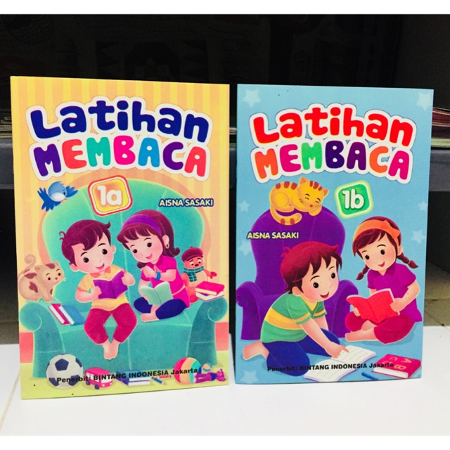 Buku Latihan Membaca 1a 1b Untuk Anak TK/Paud