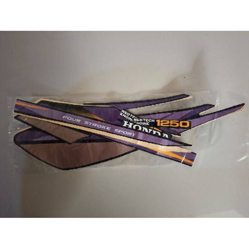 Sticker striping honda gl pro gl max neotech tahun 97 hitam