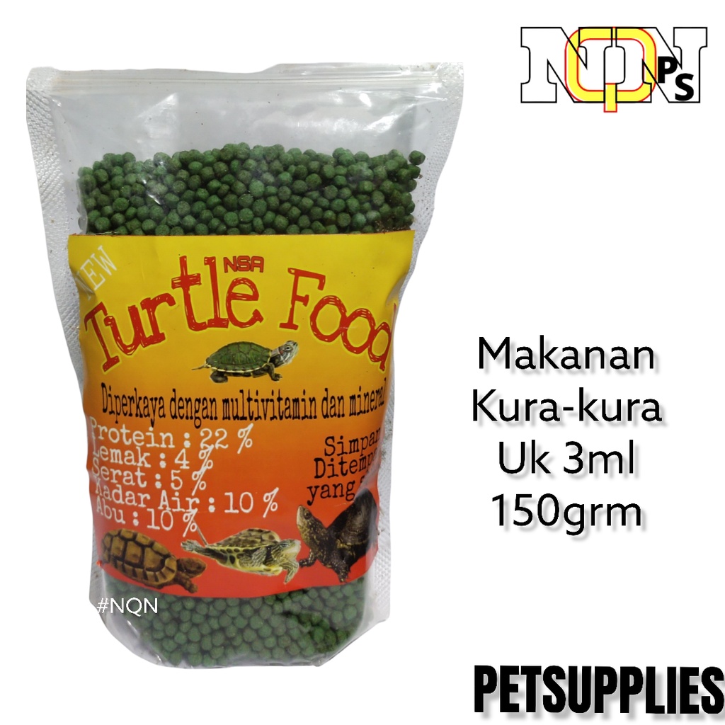 Pakan Kura Kura air tawar NSA Turle food