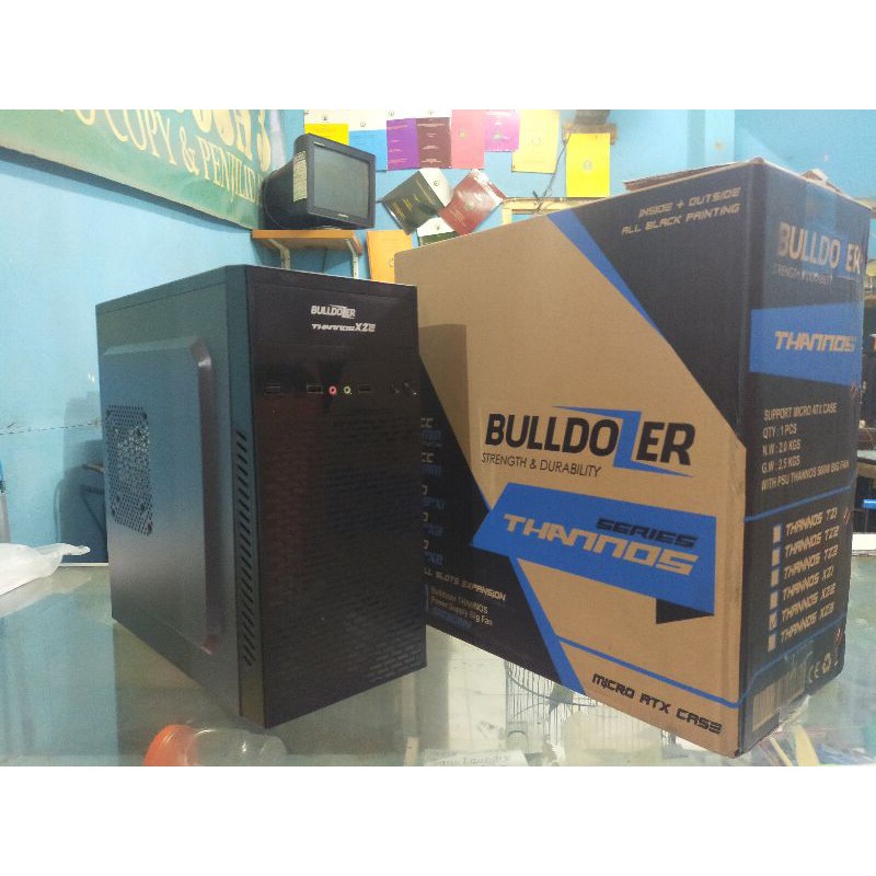 PC/CPU Dualcore Ram Ddr3 2Gb Harddisk 500Gb Casing+Psu Baru