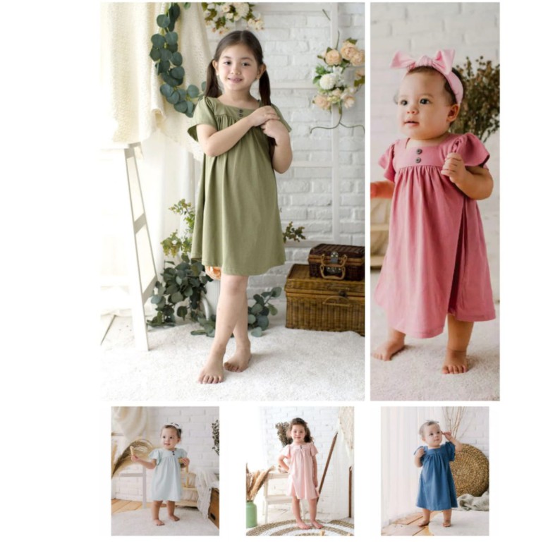 Kottonville Yura Dress 0-8 Tahun Takoyakids  CBKS