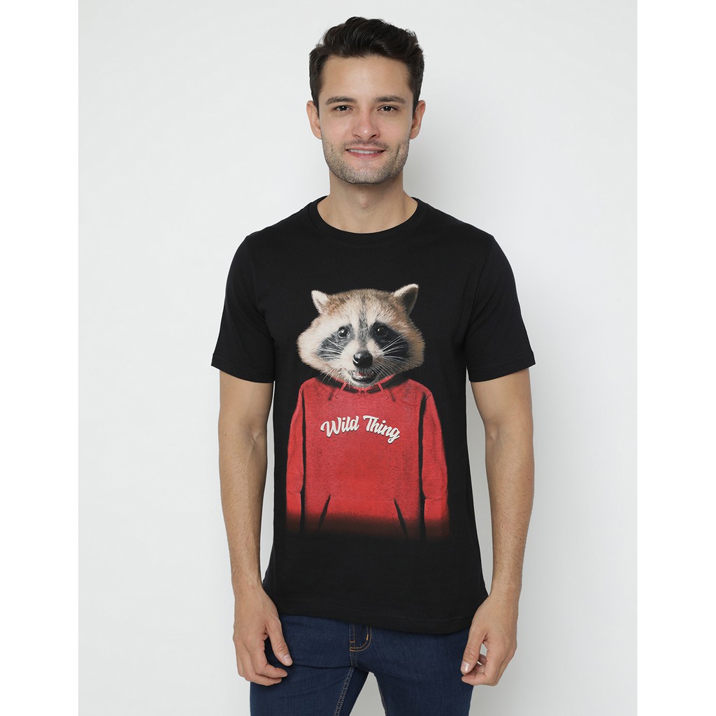 Matahari - T Zone T-Shirt Print Animal Jacket Racoon