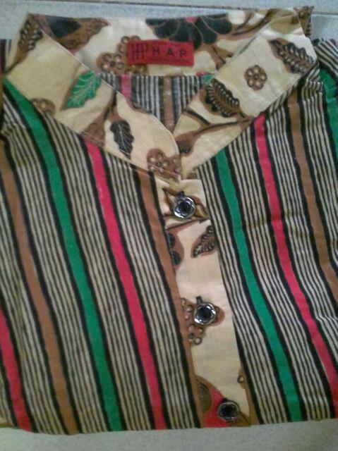 Gamis Longdress Muslim Batik Merk Hap Model Hana Murah