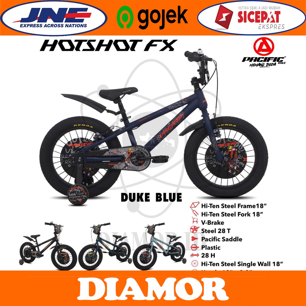 Sepeda Anak BMX 12 16 18 inch Pacific Hotshot FX 3.0 Ban Jumbo