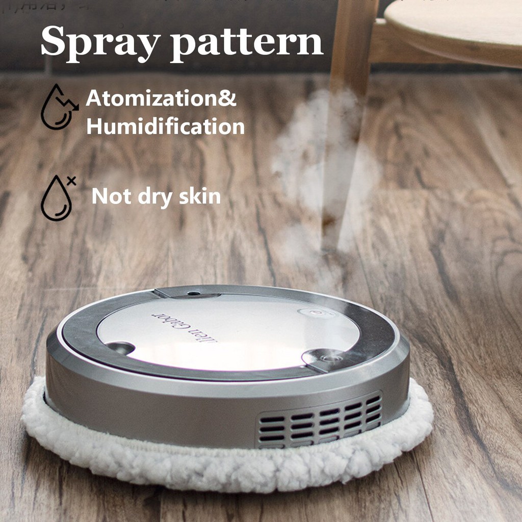 Jallen Gabor UV Smart Mop A8 Robot Humidifer Pel Otomatis Pembersih Lantai