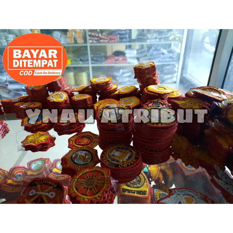 Bordir Timbul Brivet Pdl Polri