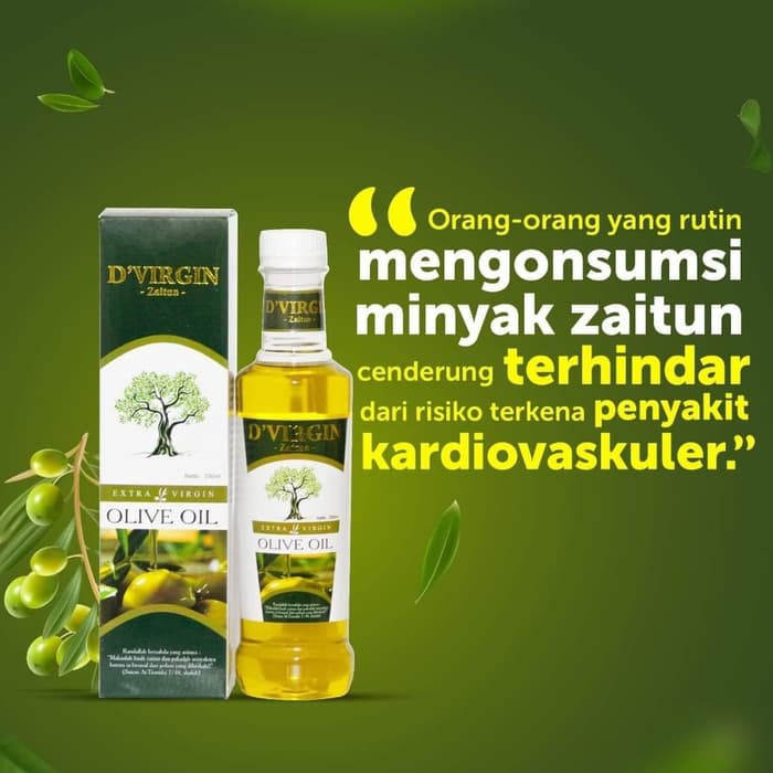 

D'VIRGIN MINYAK ZAITUN EXTRA VIRGIN OIL 350 ML