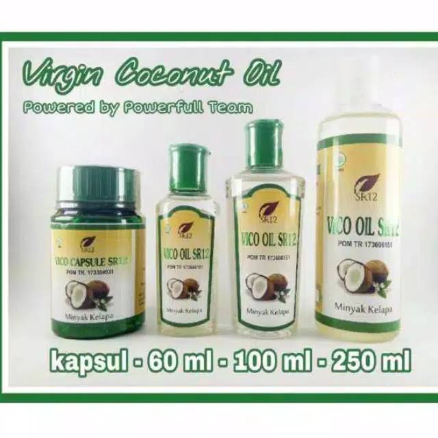VICO OIL &amp; CAPSULE ( Virgin Coconut Oil) SR12