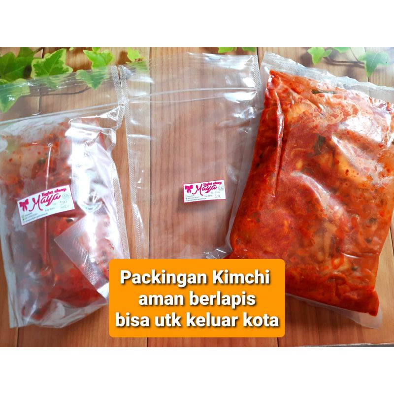 Kimchi sawi 500gr halal pedas murah gochujang toppoki korean snack topoki