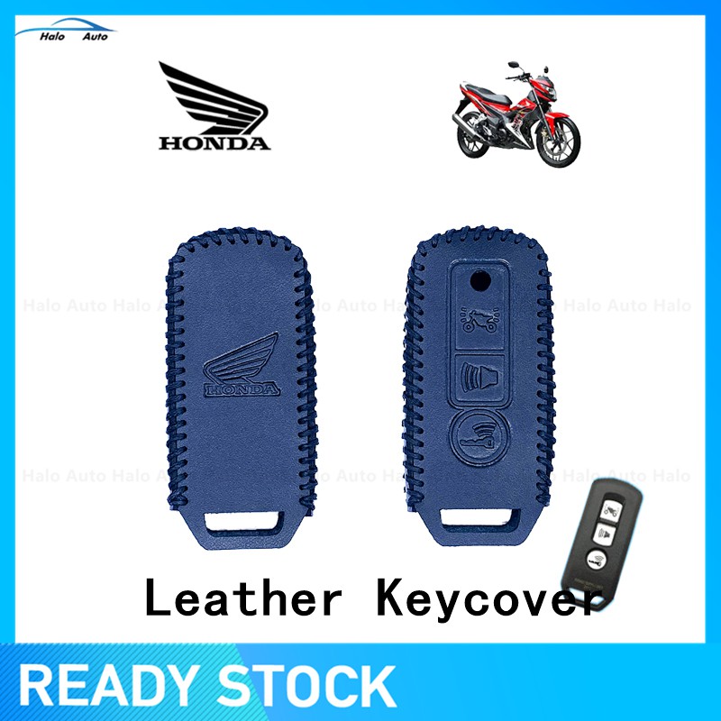 【Ready Stock】Leather Key Cover For Honda Pcx Sh 125 150 Motorcycle Scooter Remote with keychain