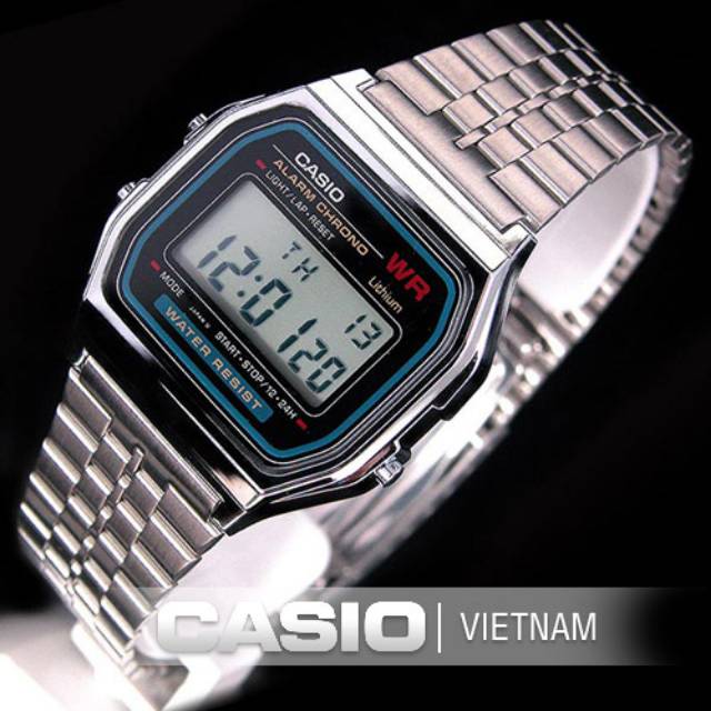 Jual Casio Mens Retro A159W-N1DF Digital Watch Original A159W-N1 A159W  Indonesia|Shopee Indonesia