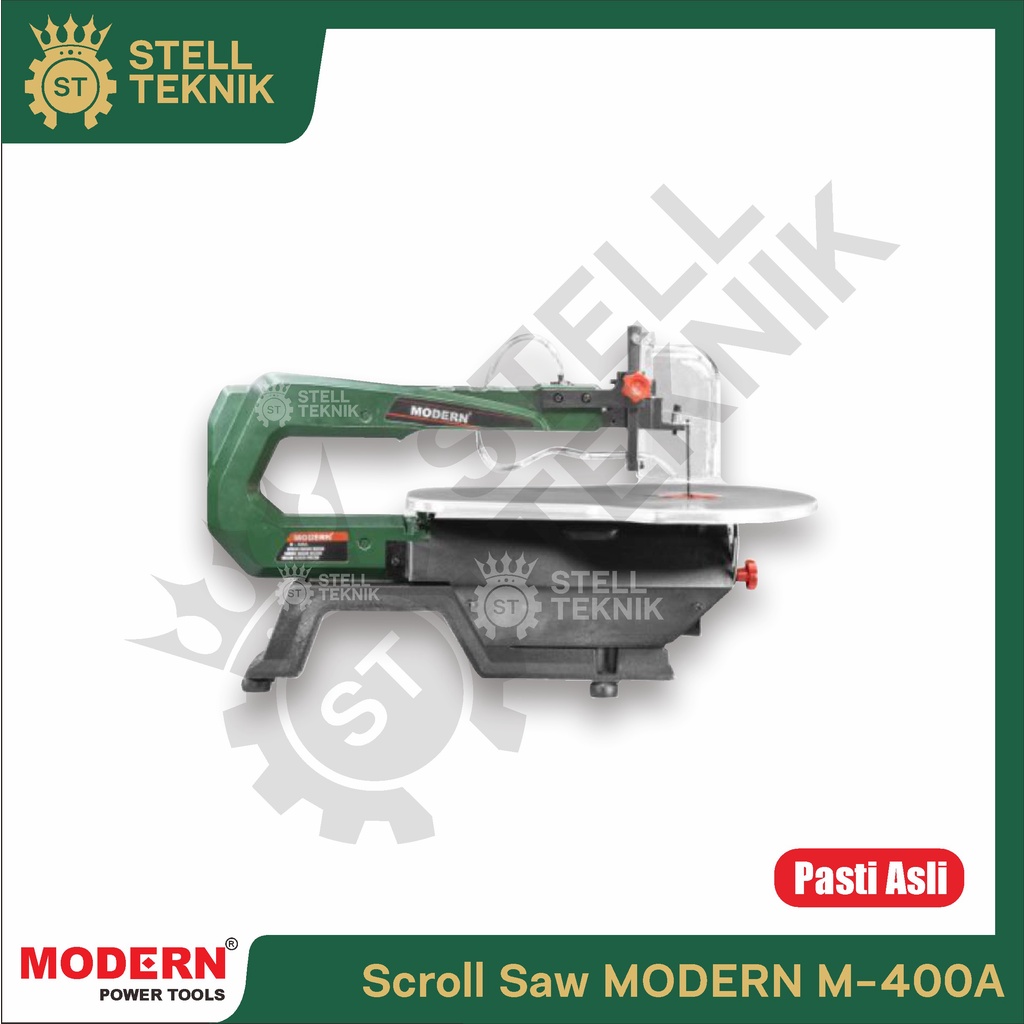 Scroll Saw 16" Inch MODERN M-400A Mesin Gergaji Duduk Triplek Ukir MODERN M-400A