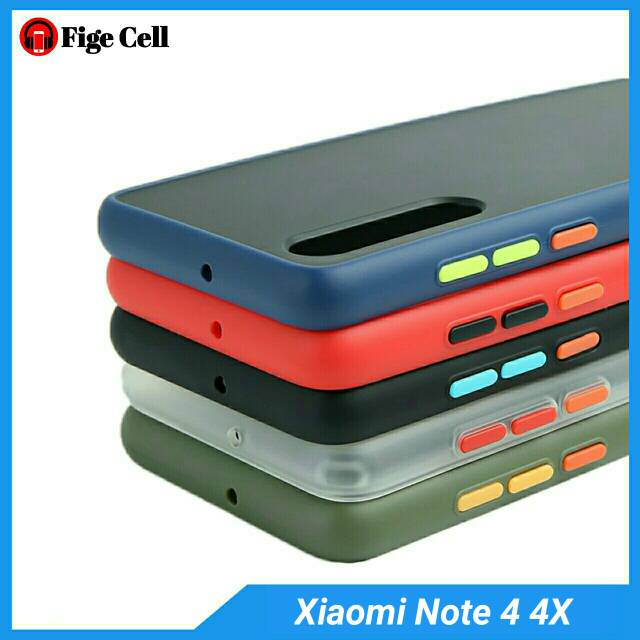 Softproof Case Xiaomi Note 4 4X Hardcase Full Color Slim Cover
