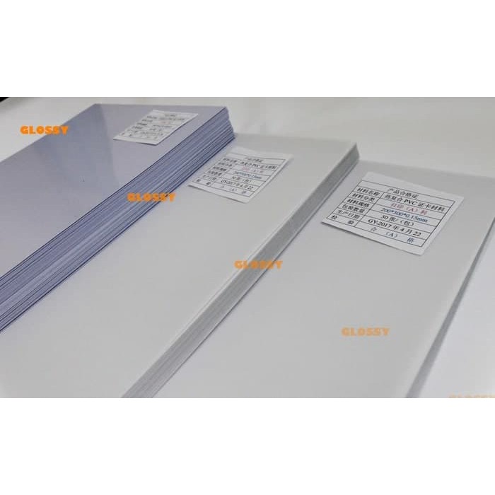 

HOT SALE ! Kertas PVC Bahan ID Card Instan - White