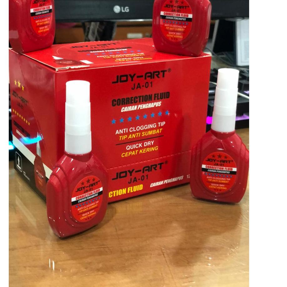 

Model baru - 6Piece Tipex/Correction Fluid Joy Art Merah