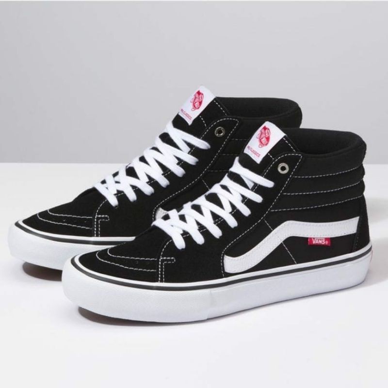 SEPATU - SEPATU VANS SK8 HI PRO BLACK/WHITE