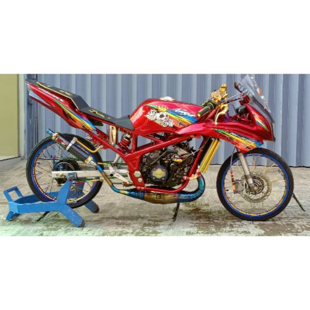 Knalpot Ninja R/SS/RR Eighty Racing K90 SE (Kobra Bluemoon)