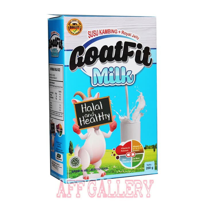 

GOATFIT MILK PUTIH susu Kambing ettawa plus Royal jelly