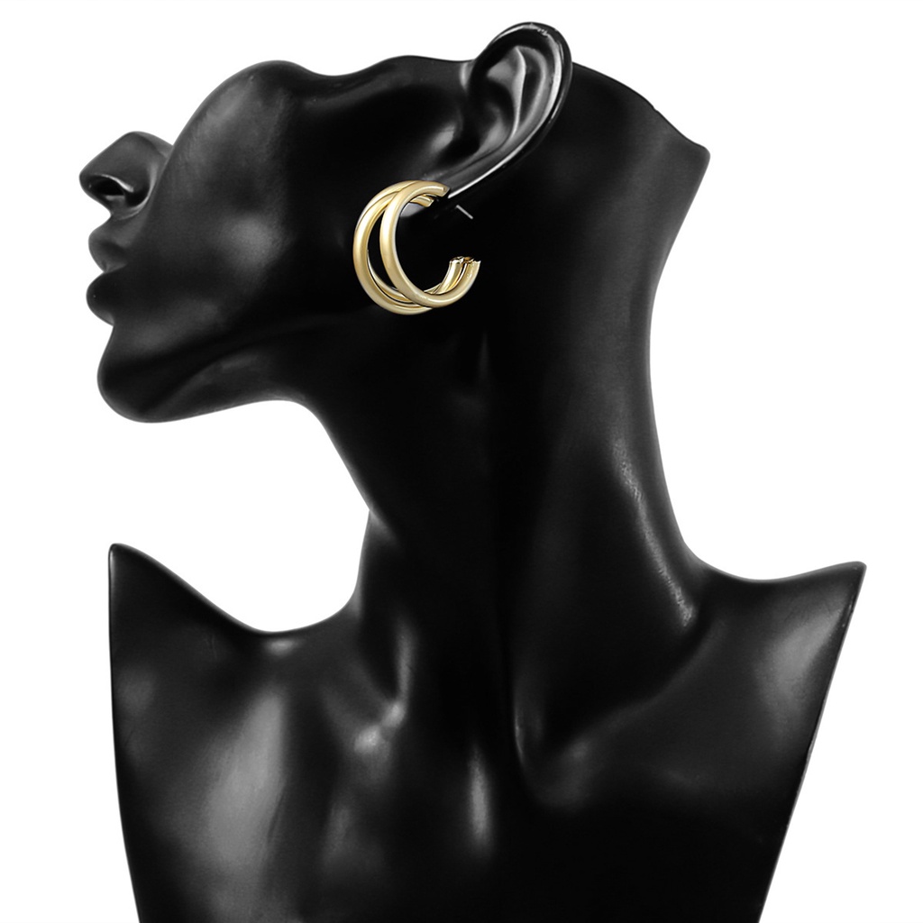 Hu Hu Hu Hu Hu Alat Bantu Pasang Kacamata♡ 1 Pasang Anting Hoop Menjuntai Bahan Alloy Untuk Ulang Tahun