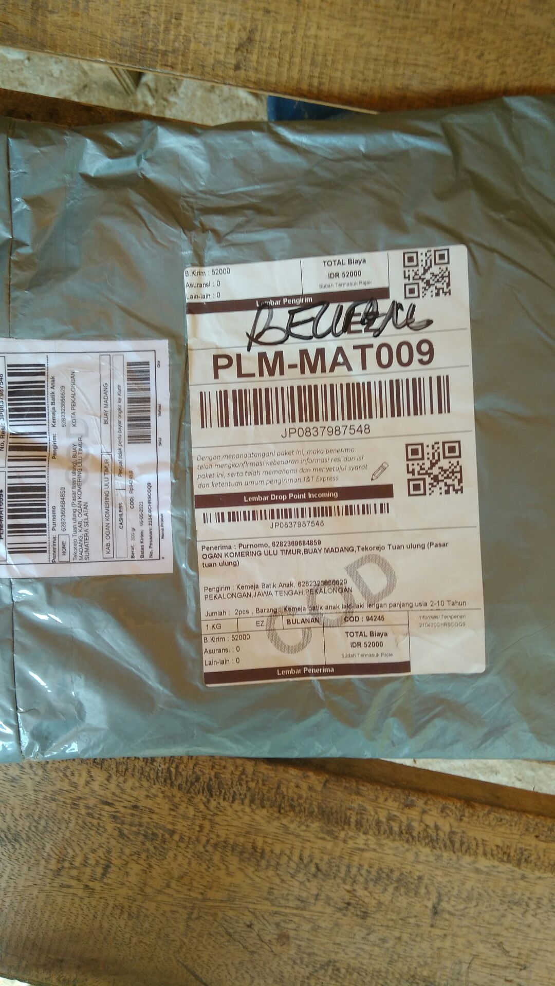 Kemeja Batik Anak Laki-laki Lengan Panjang Usia 1-13 Tahun Batik Premium Kualitas Super Harga Murah