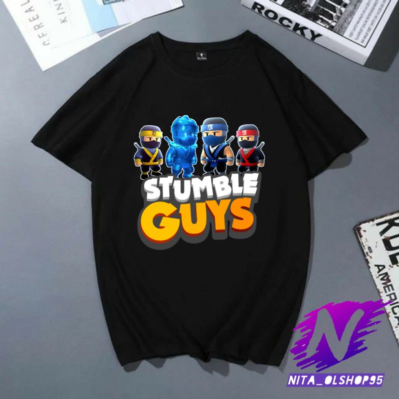 baju stumble guys ninja kaos anak stumble guys karakter