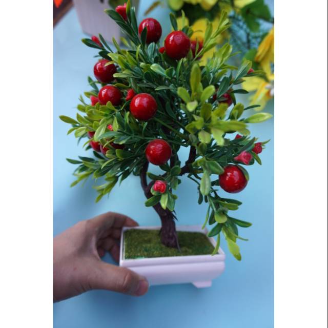 Bunga Bonsai Plastik