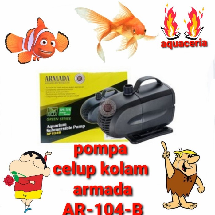 armada 104 B pompa celup air aquarium kolam hidrofonik