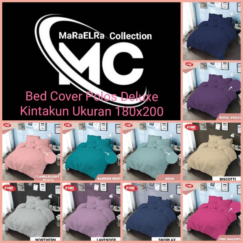 Be Cover polos embos kintakun deluxe king 180x200 No.1 Warna biscotti lavennder ivy snorlax anemone 
