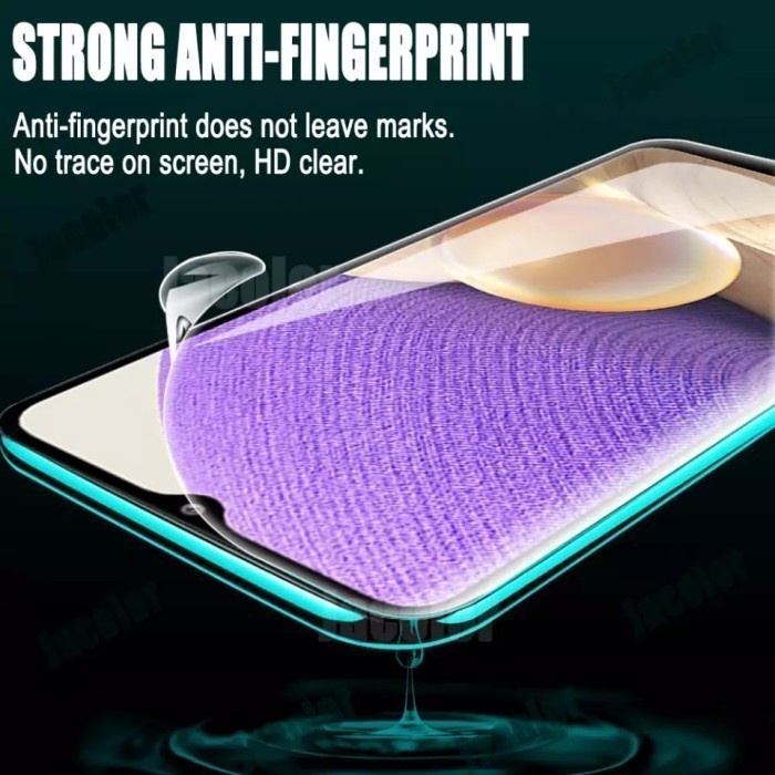 SAMSUNG A03 A03 CORE A80 A70 A50 A50S A30S ANTI GORES HYDROGEL CLEAR DEPAN SCREEN GUARD JELL PELINDUNG LAYAR FULL COVER BUKAN KACA TEMPRED