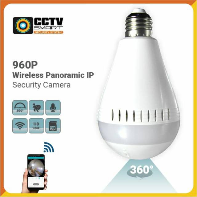 IP Camera CCTV Bohlam Bulb Light