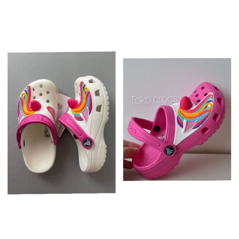 crocs anak unicorn / crocs anak anak unicorn / sandal crocs Anak tanduk