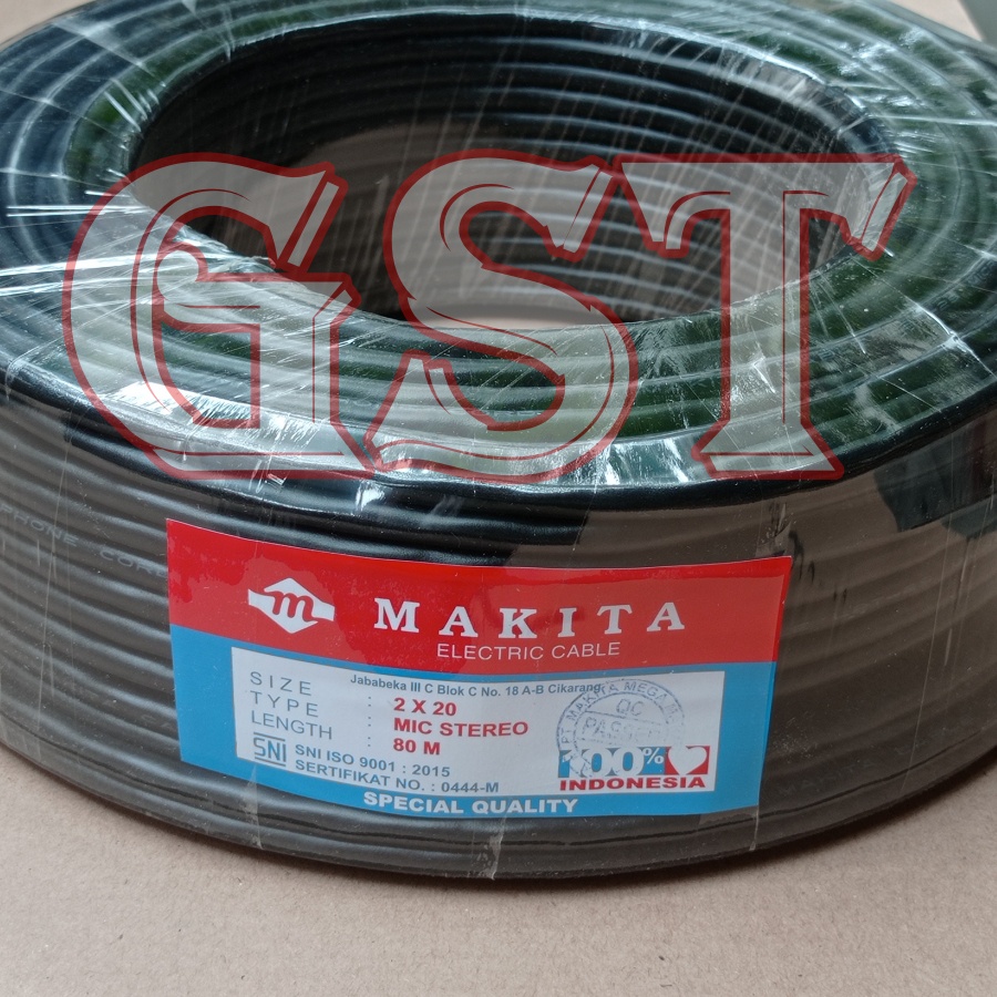 1Roll kabel canare makita 2x20 L2T-2S mic stereo L2T 2S 1 roll