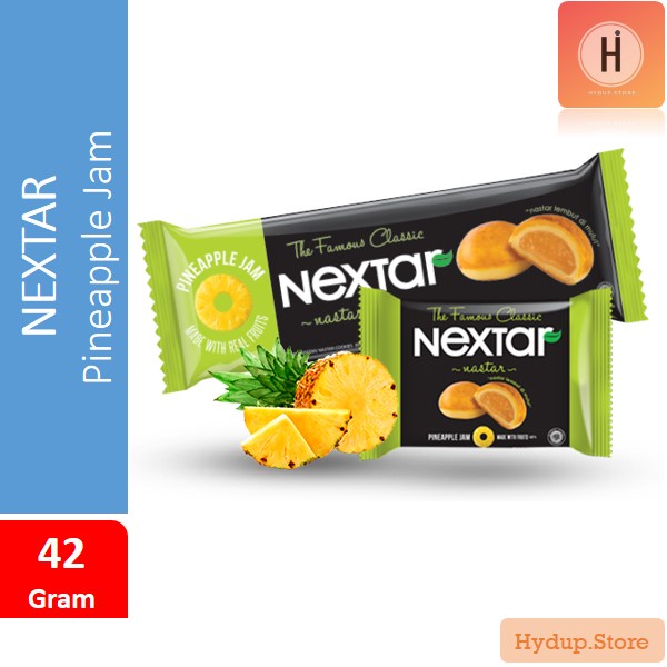 

Nextar Nastar Pineapple Jam Satuan & Pak isi 10 Pcs @ 40 gr