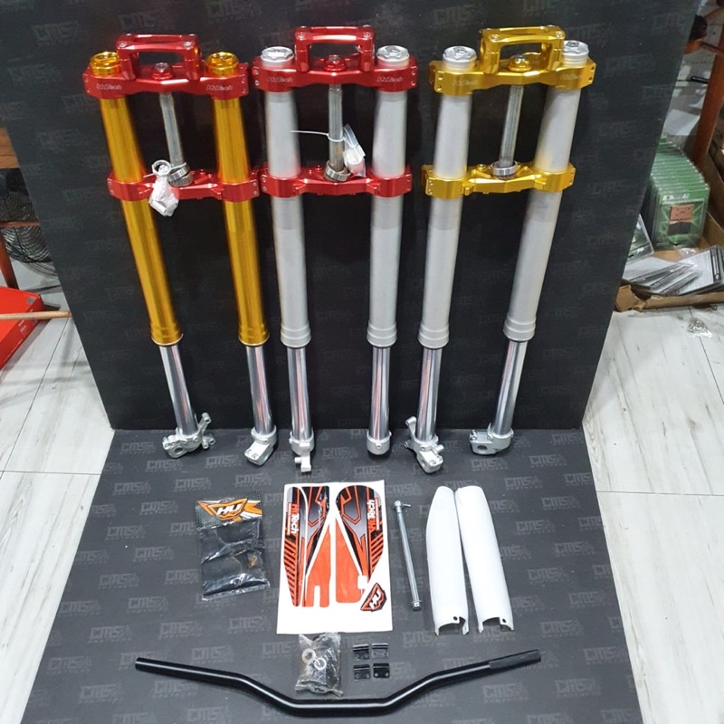 Upsidedown Shock Depan Hutech plus Stang Real Jump CRF 150 2018