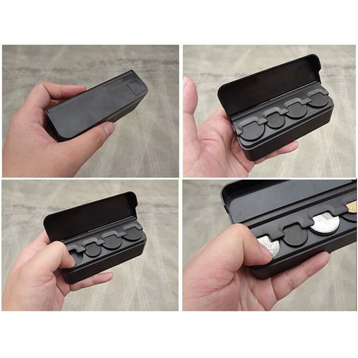 Tempat Koin di Mobil / Car Coin Holder Box Storage