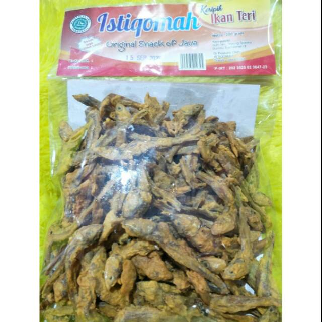 

Keripik ikan teri-200gr-gurih-renyah-enak-tidak bikin batuk