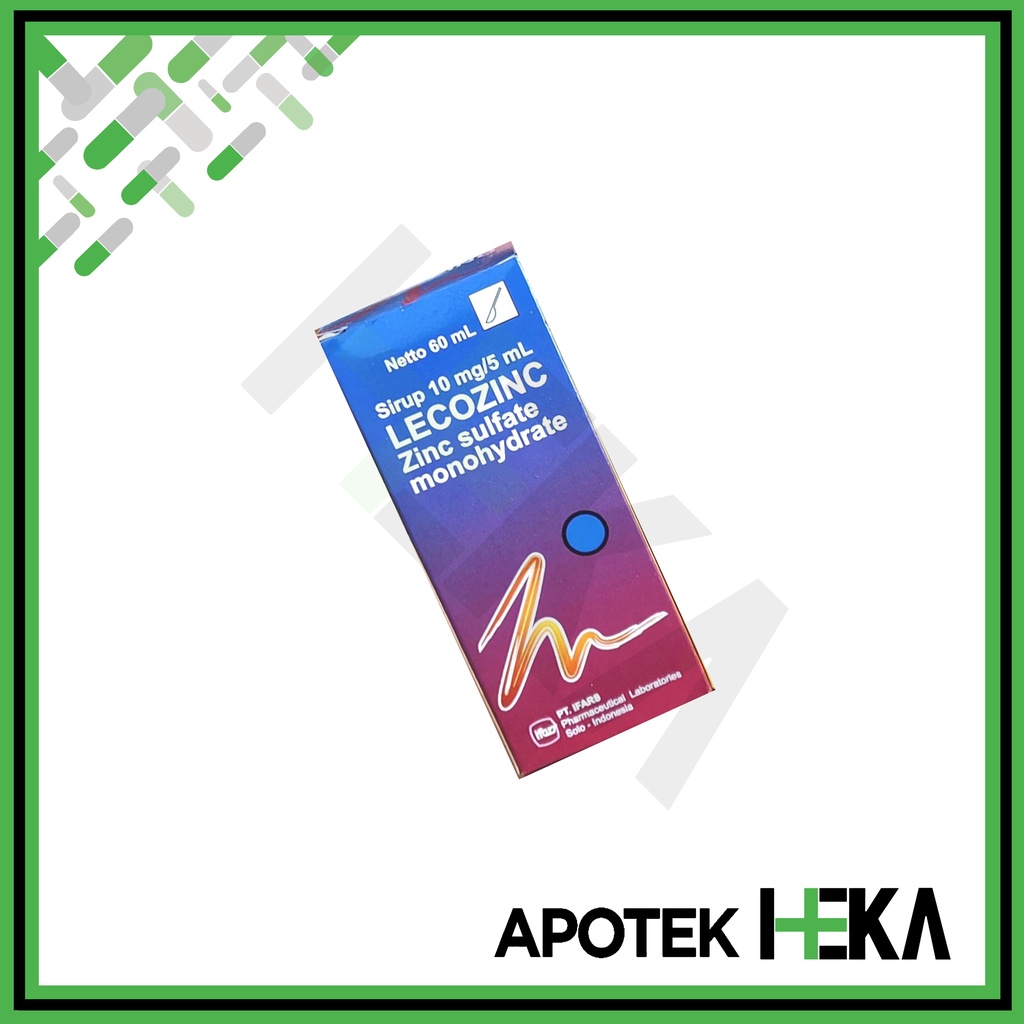 Lecozinc Sirup 60 ml - Sirup Suplemen Zinc (SEMARANG)