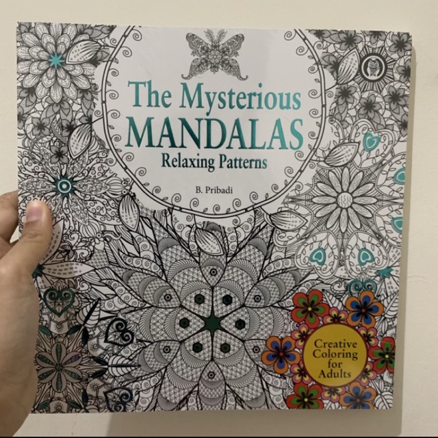 Download Art Therapy Anti Stress Adult Coloring Book The Mysterious Mandalas Shopee Indonesia